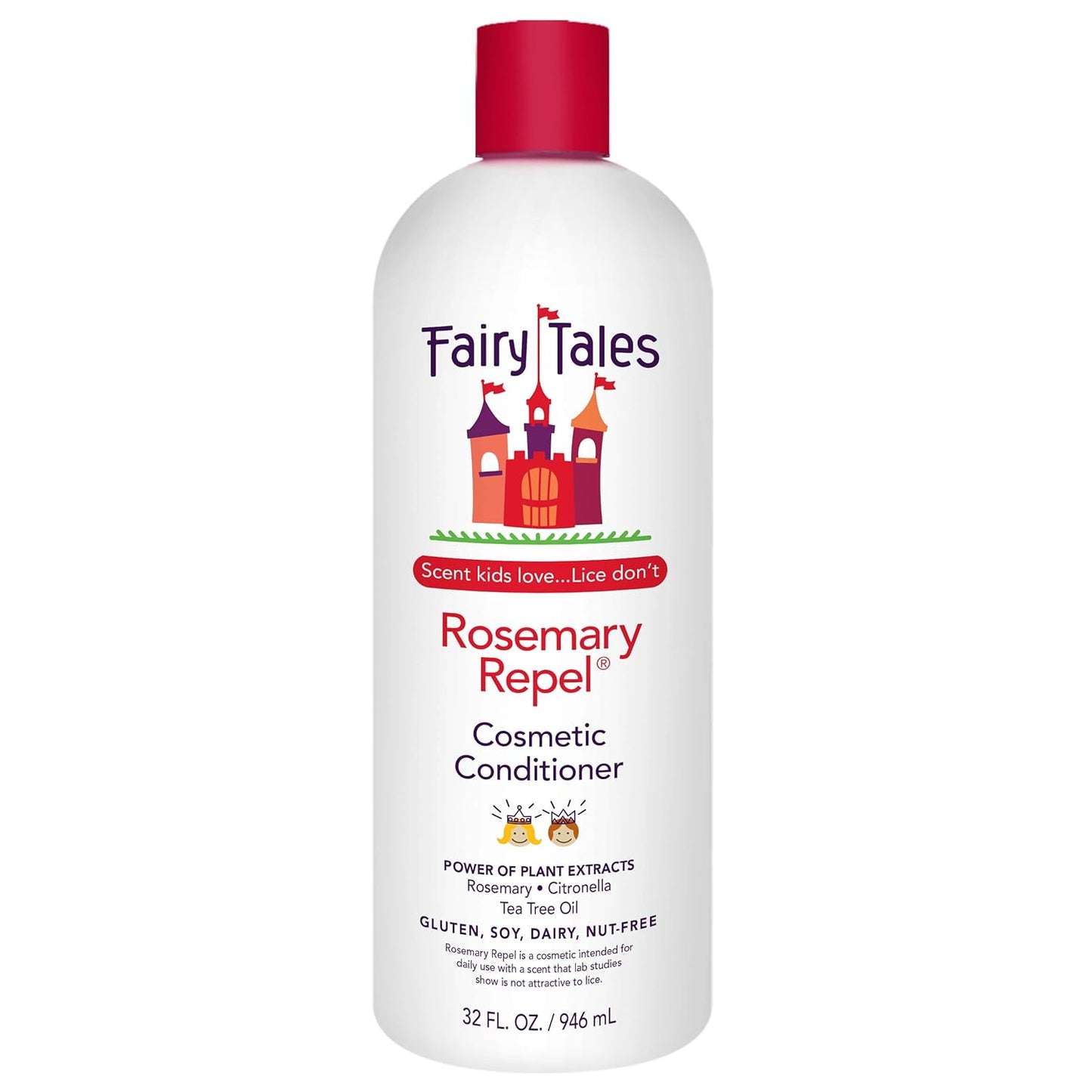 Rosemary Repel Daily Conditioner for Children β Pleasantly Scented, Lice Resistant, 32 Fl Oz (Single Pack)